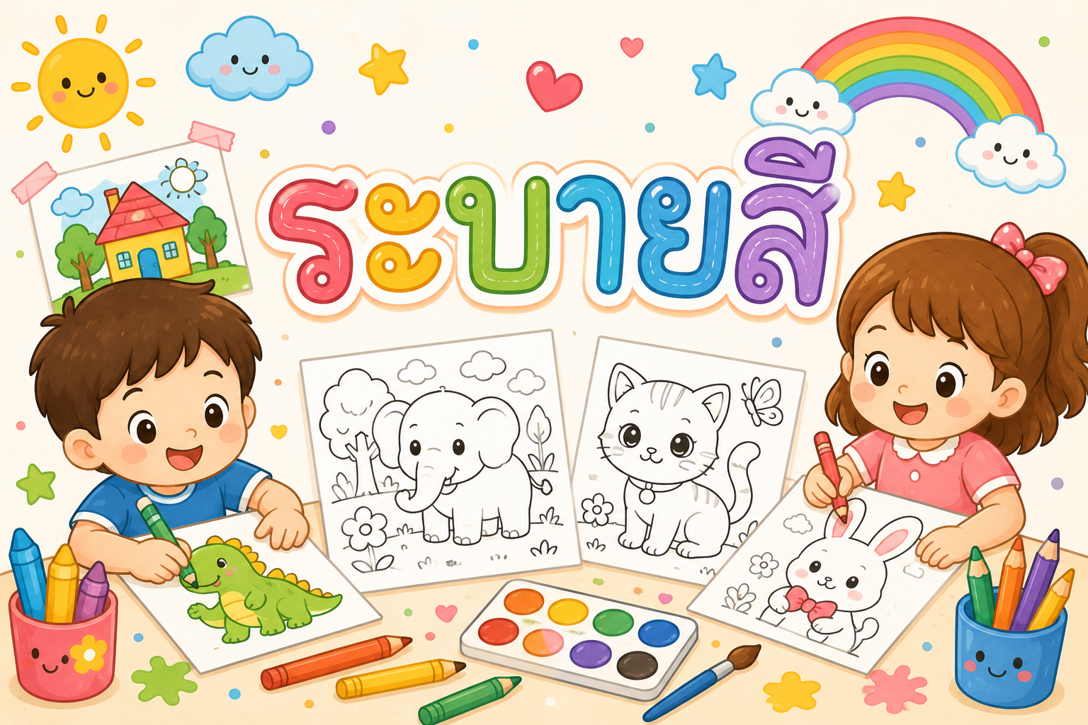 ระบายสี